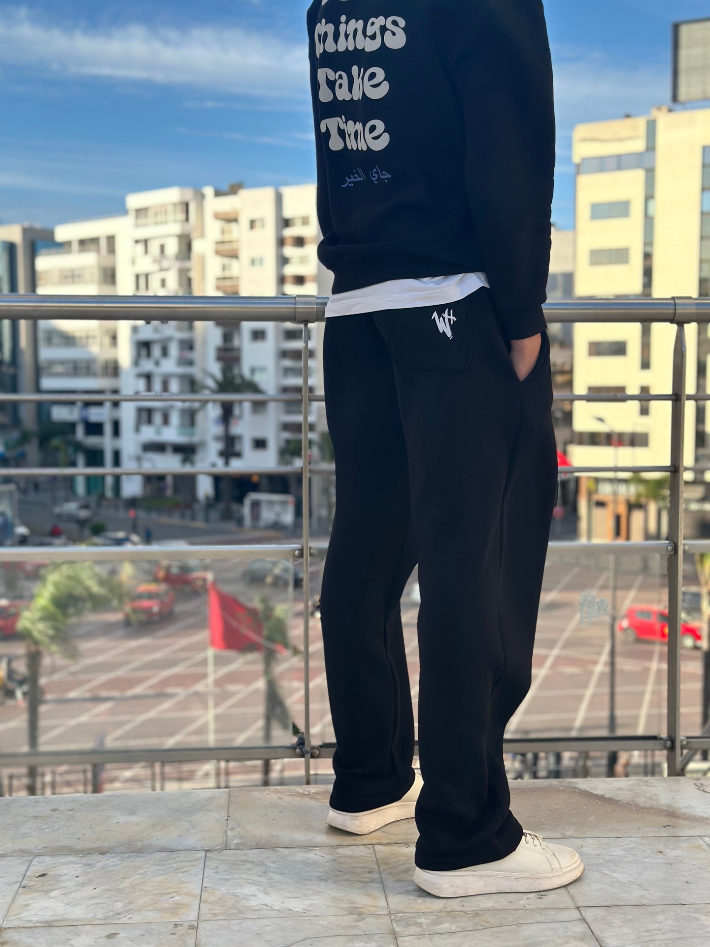 pantalon de survêtement surdimensionné de Wihoodie