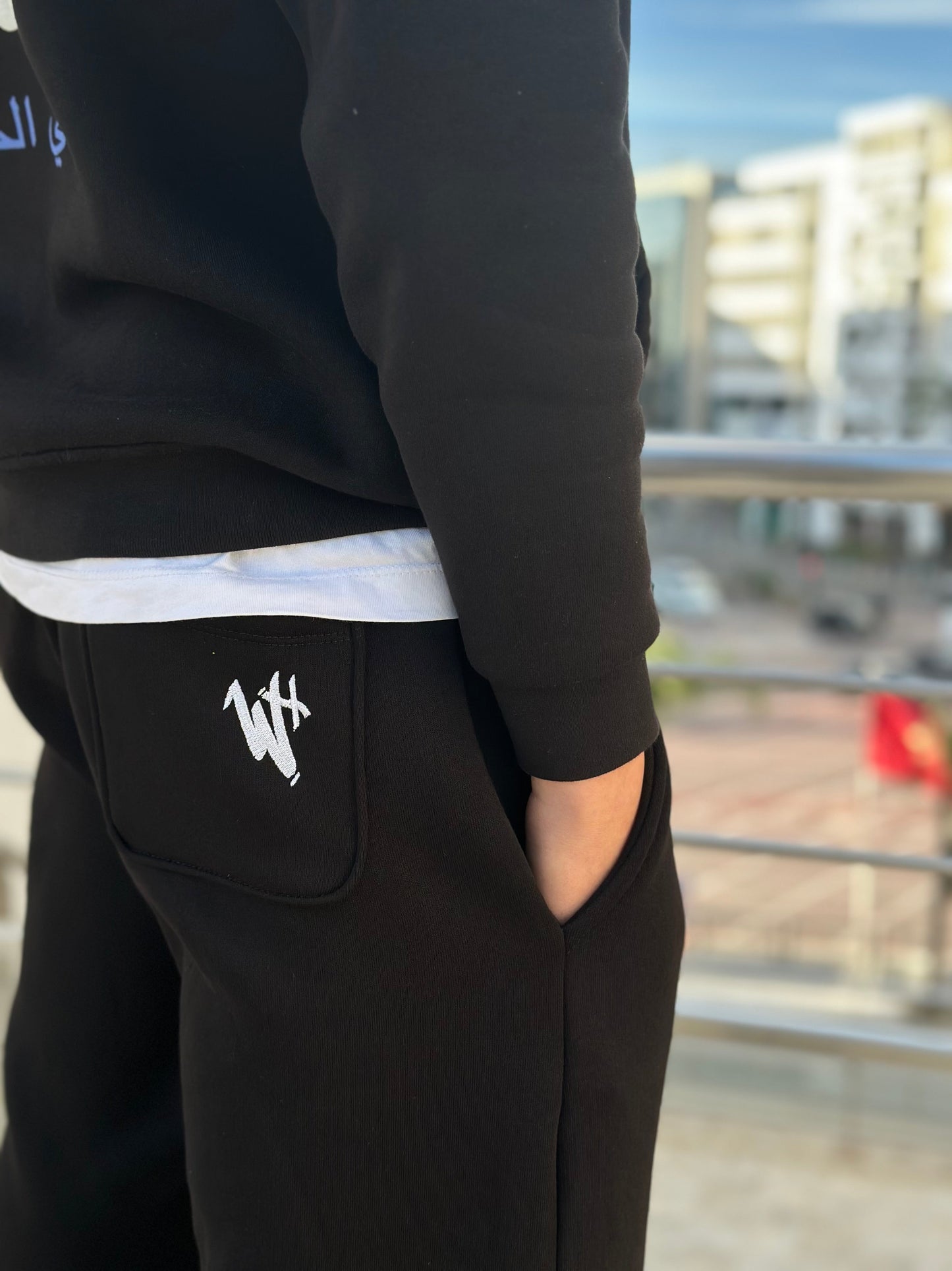 pantalon de survêtement surdimensionné de Wihoodie
