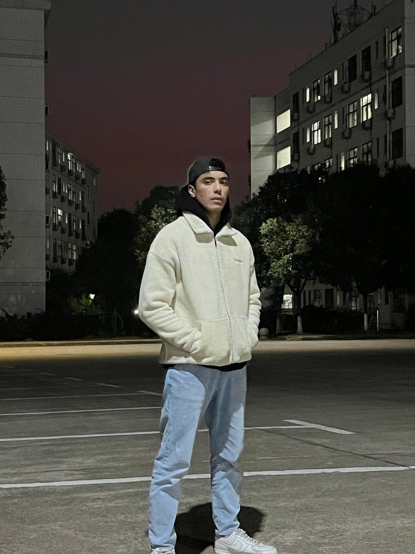 Wishoodie Teddy Jacket - Off White