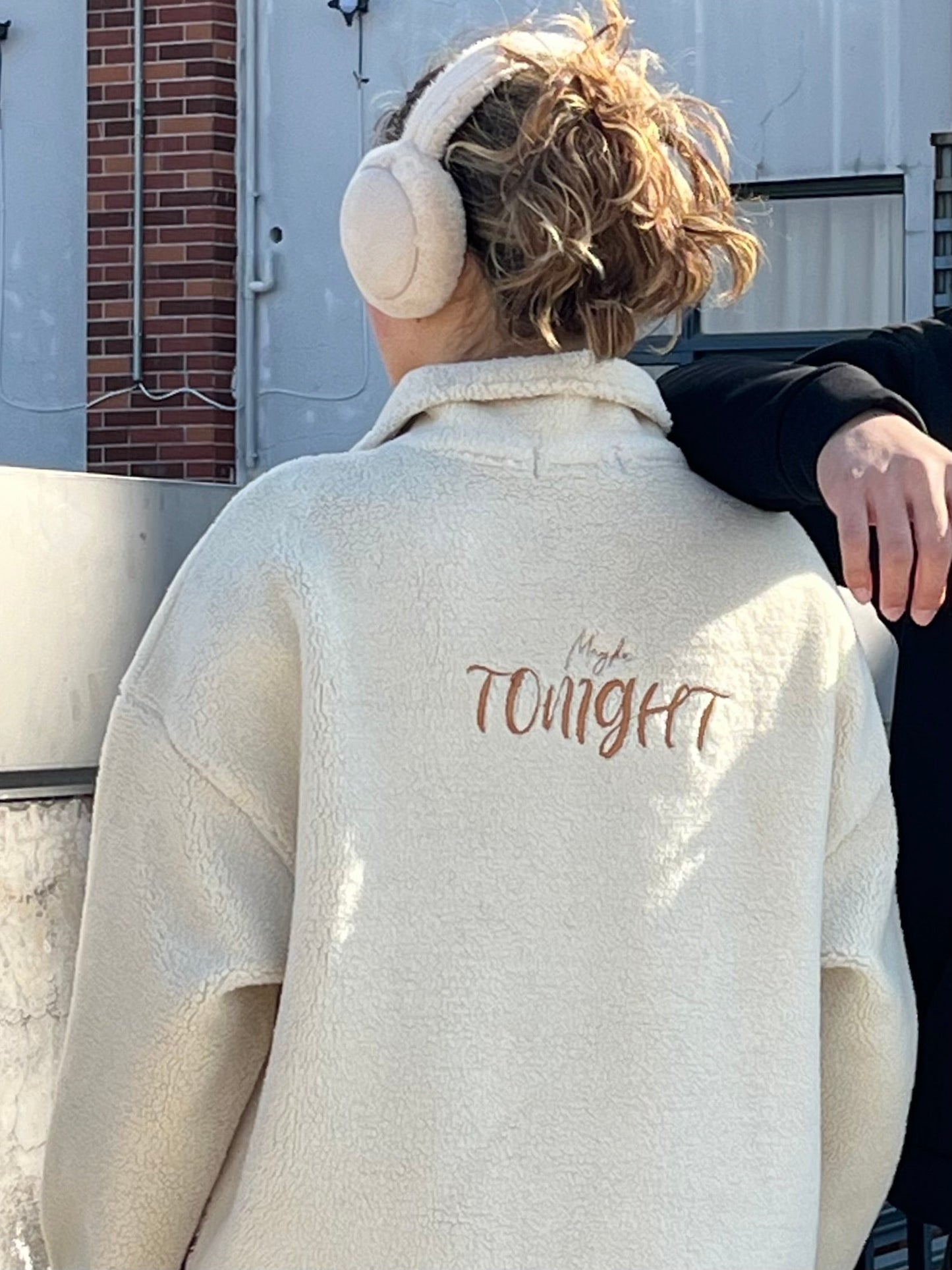 Wishoodie Teddy Jacket - Off White