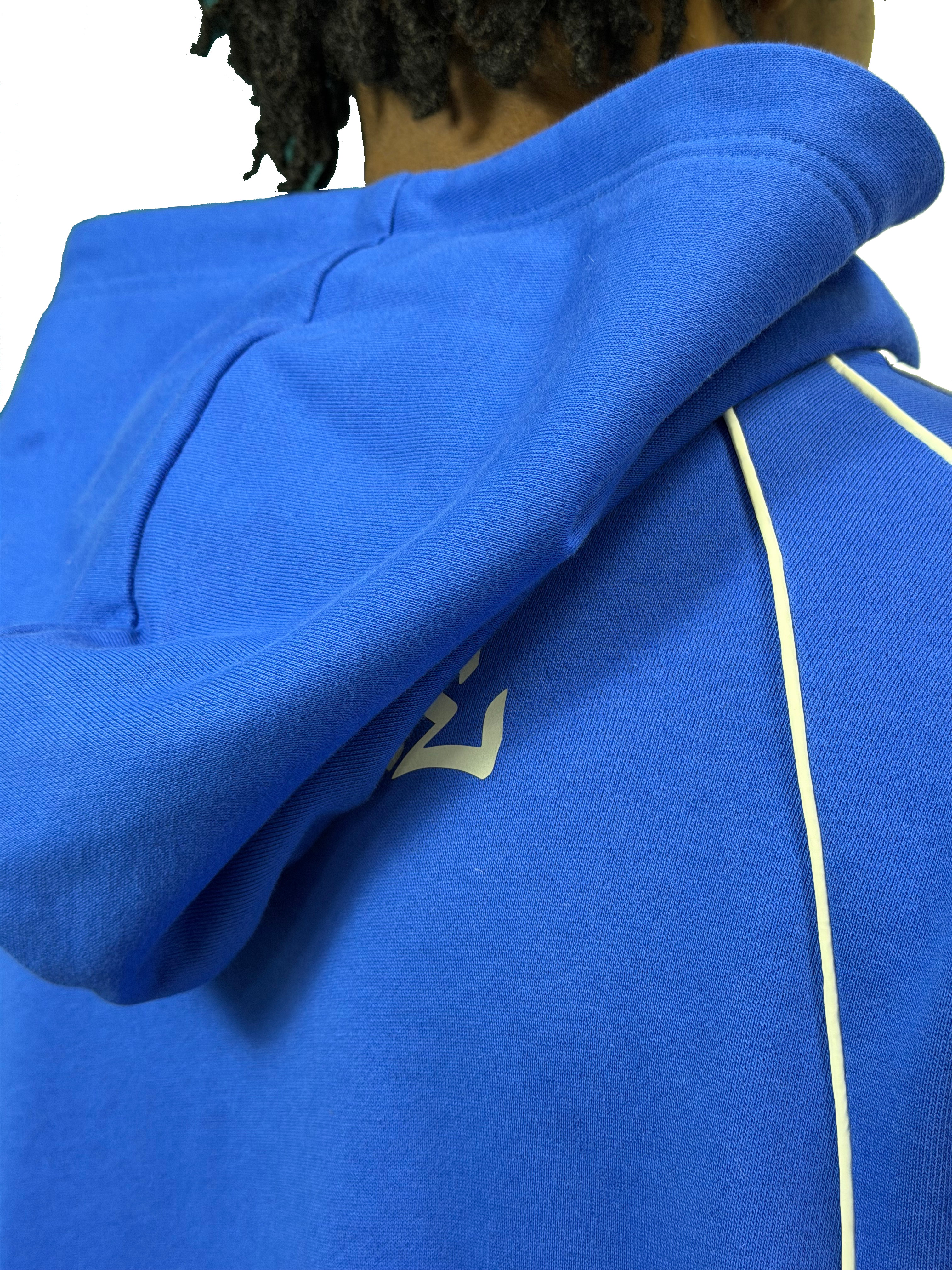 BLUE REFLECTIVE ZIP UP(wcc03)