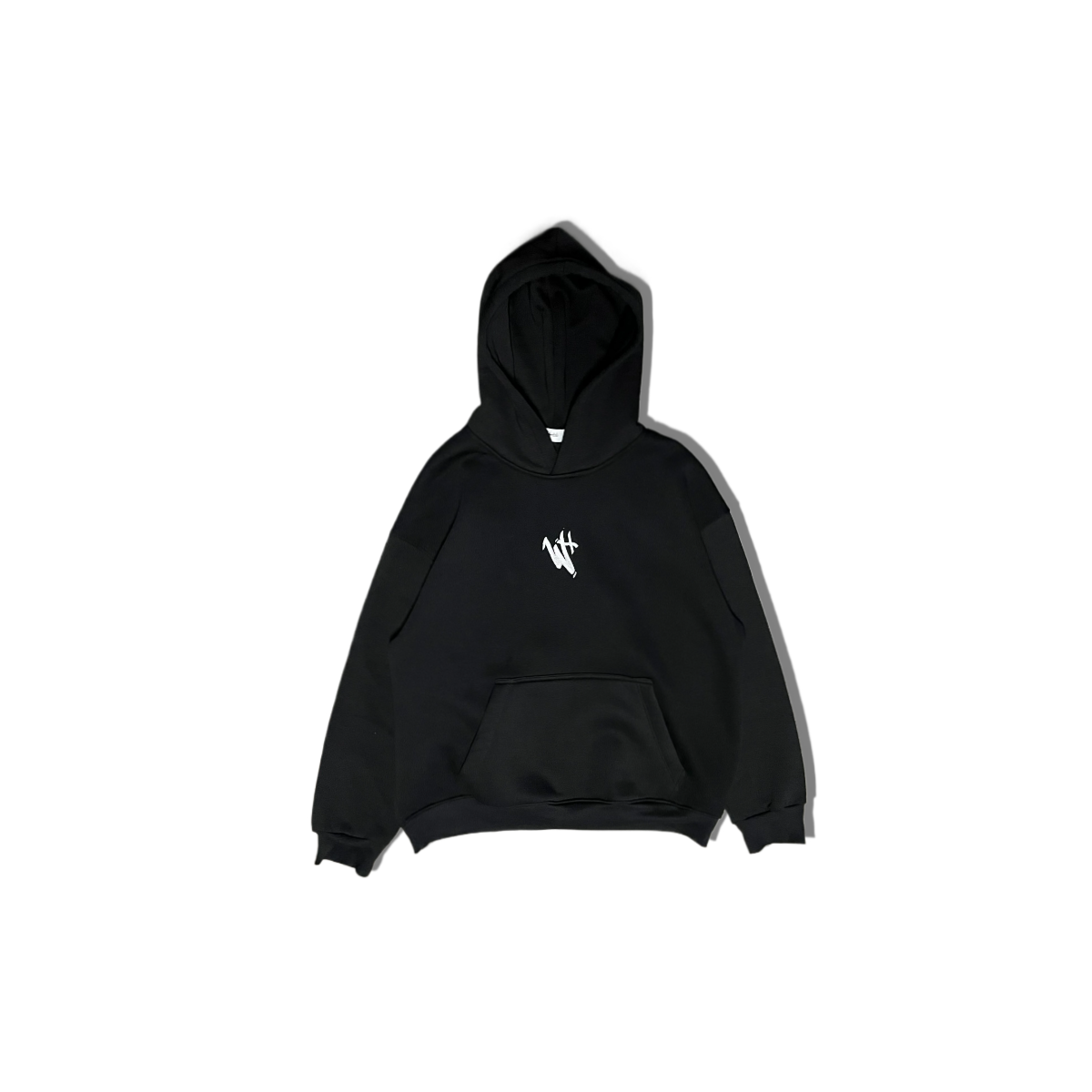 Sweat à capuche ample noir surdimensionné F1
