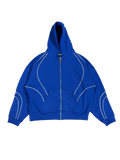 BLUE REFLECTIVE ZIP UP(wcc03)