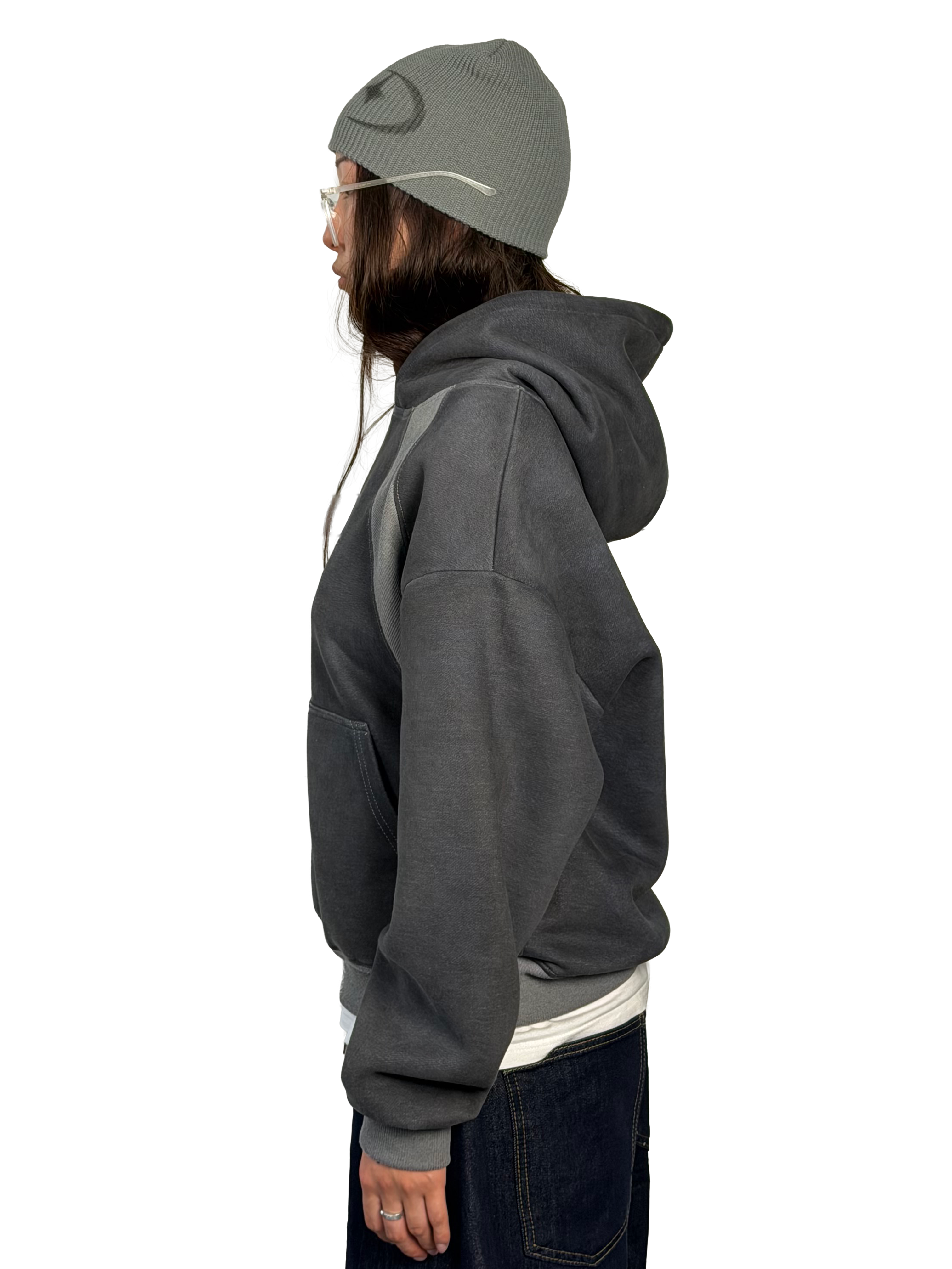 chapter04: dark grey washed hoodie (spring/summer'26)